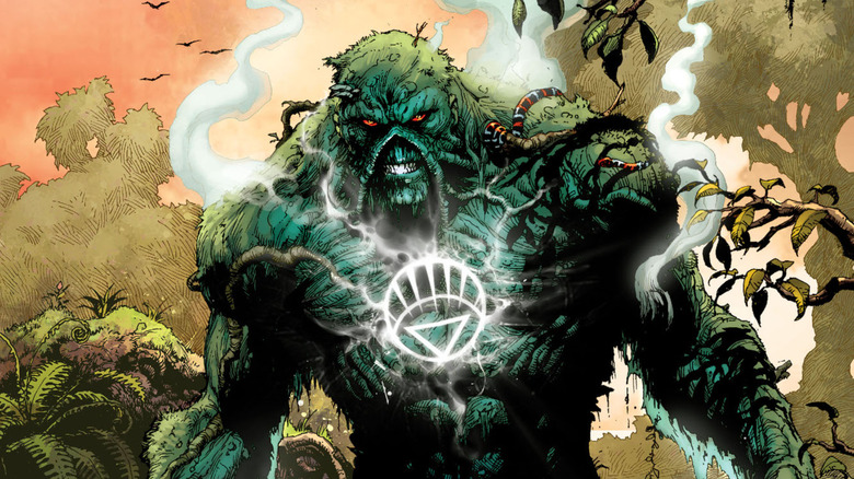 Swamp Thing on the cover of "Brightest Day #24"