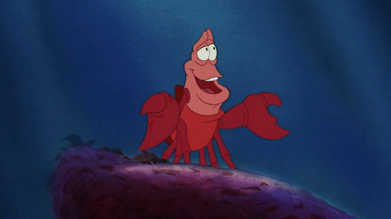 Sebastian singing Under the Sea