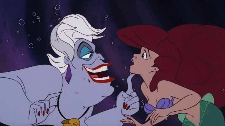 Ursula singing to Ariel