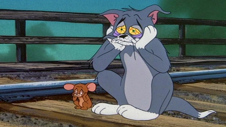 Tom and Jerry are sad