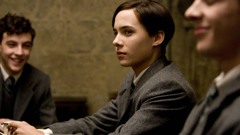 Tom Riddle listens quietly