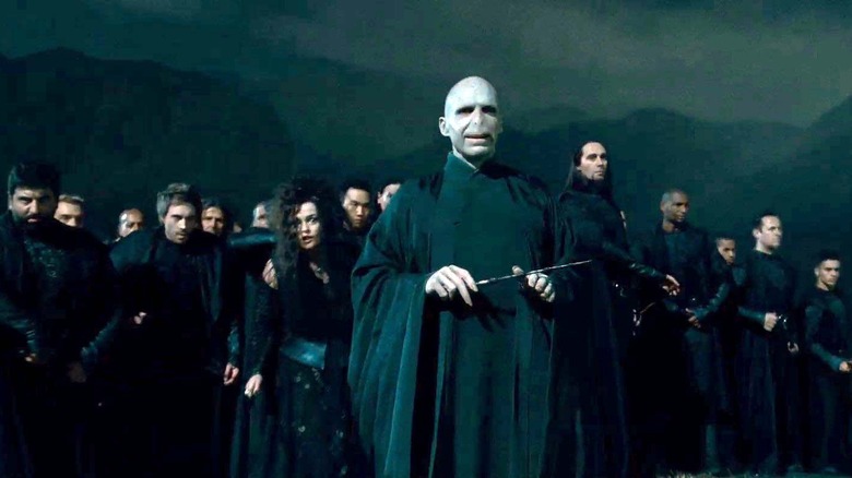 Voldemort with his followers