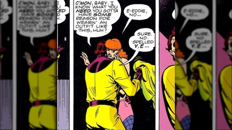 The Comedian assaults Silk Spectre