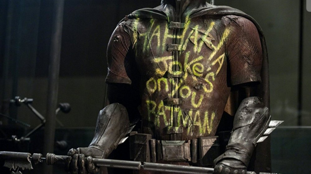 The Robin suit seen in Batman v Superman: Dawn of Justice