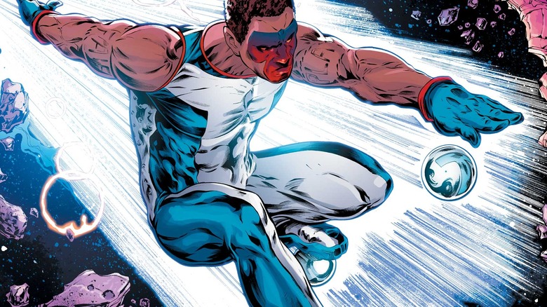 Mr. Terrific coasting in space