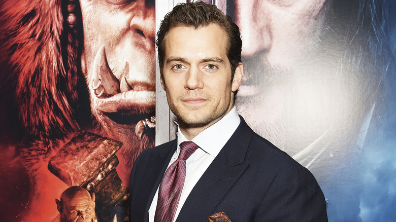 Henry Cavill at an event for Warcraft