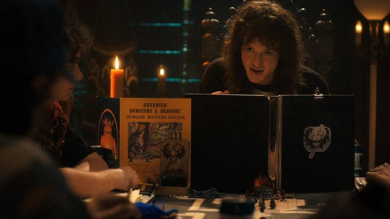 Eddie playing Dungeons and Dragons