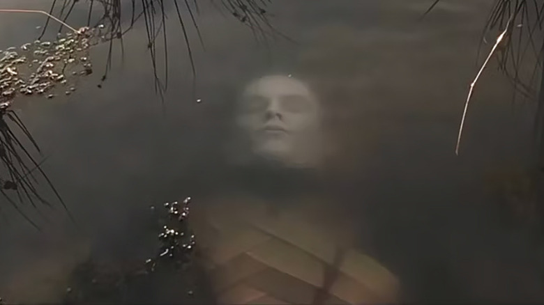 Dead body in water