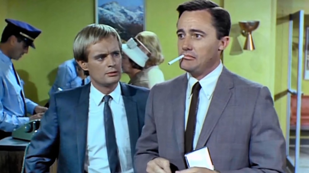 Illya Kuryakin and Napoleon Solo standing next to each other