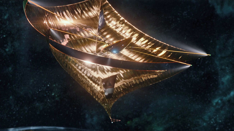 R'ongovian solar sail ship