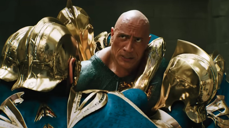 Copies of Doctor Fate holding Black Adam