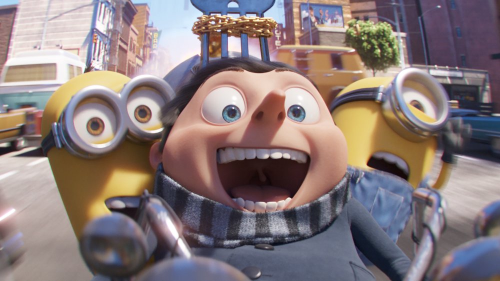 Minions and Gru in Minions: The Rise of Gru