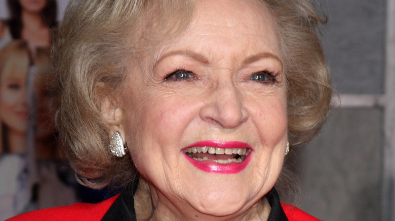 Betty White laughing