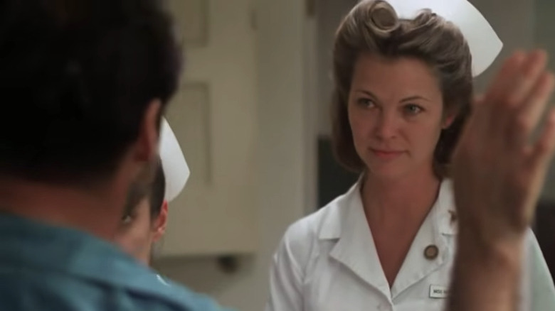 Nurse Ratched looking annoyed