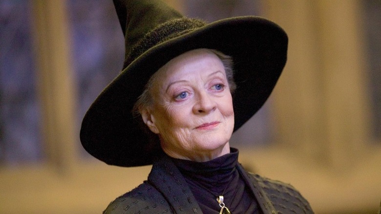 Maggie Smith smiling