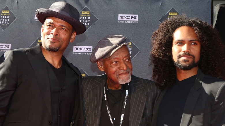 Melvin, Mario, and Makaylo Van Peebles smiling