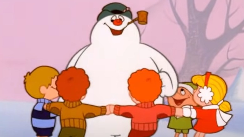 Frosty and friends dancing