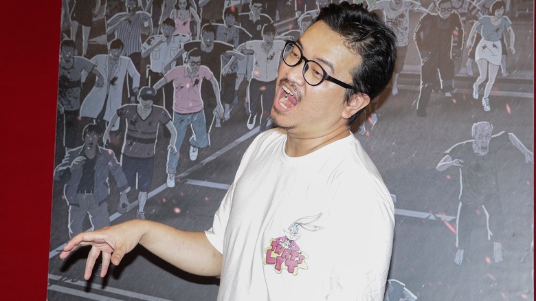 Yeon Sang-ho promoting Seoul Station 