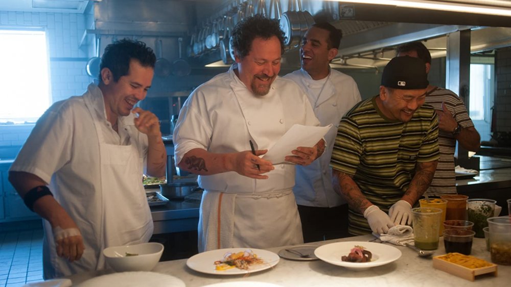 John Leguizamo, Jon Favreau, Bobby Cannavale and Roy Choi in Chef