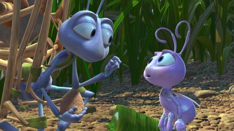 Flik talking to Dot