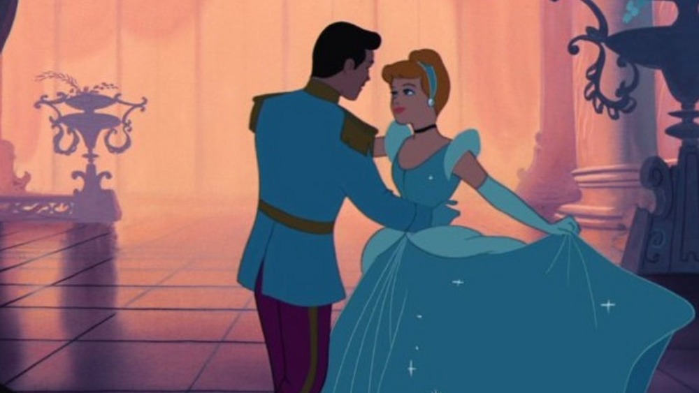 Cinderella dances with Prince Charming