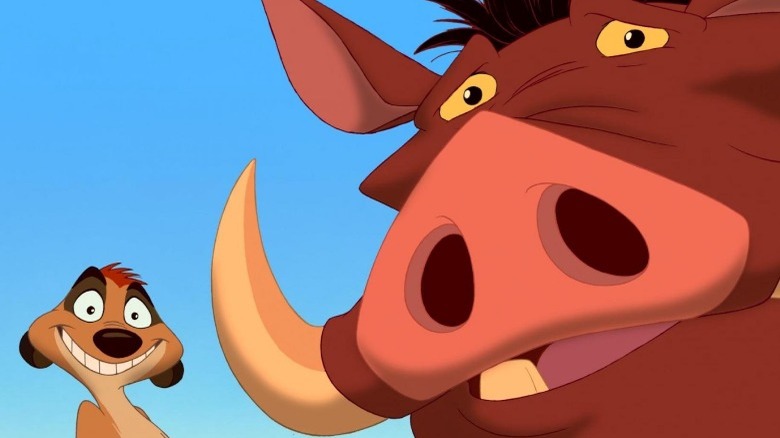 Timon Pumbaa shocked