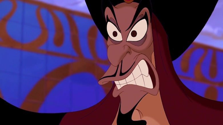 Jafar gritting his teeth