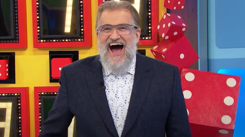 Drew Carey looking surprised The Price is Right