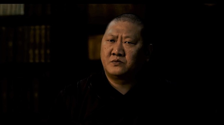 Master Wong in darkness