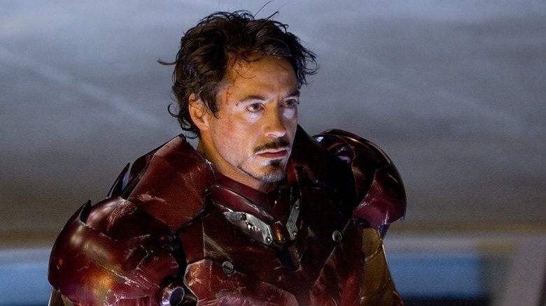 Tony Stark looking serious