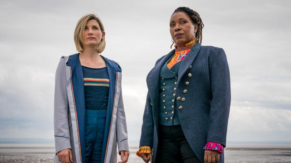 Jodie Whittaker and Jo Martin as different iterations of The Doctor