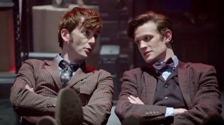 David Tennant with Matt Smith