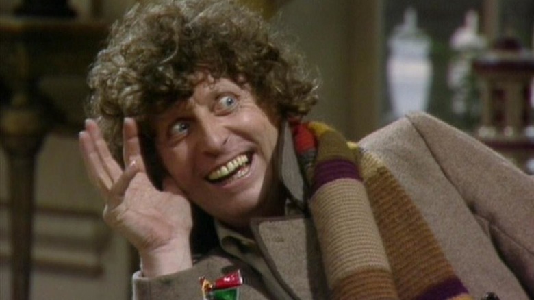 The 4th Doctor posing