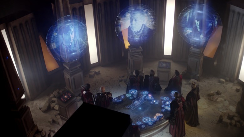 Time Lord Council in The Day of the Doctor