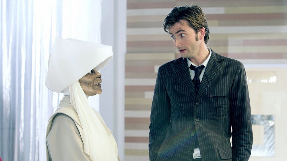 David Tennant as Doctor Who on "New Earth"