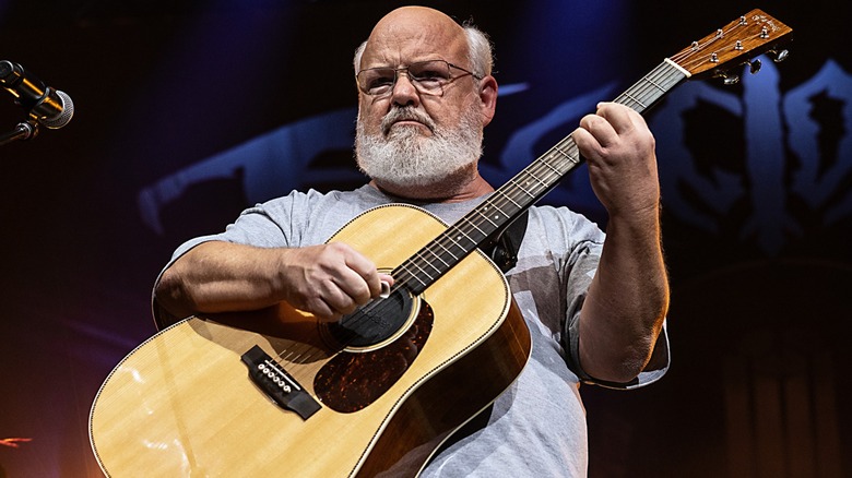 Kyle Gass playing guitar 