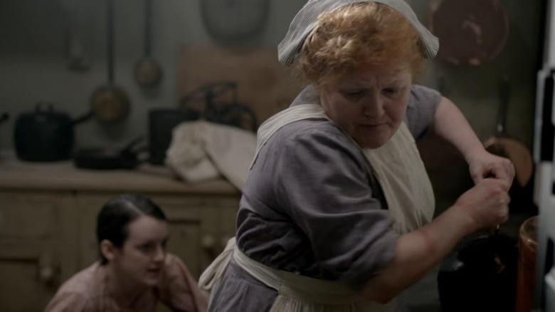 Patmore cooking pot in Downton Abbey