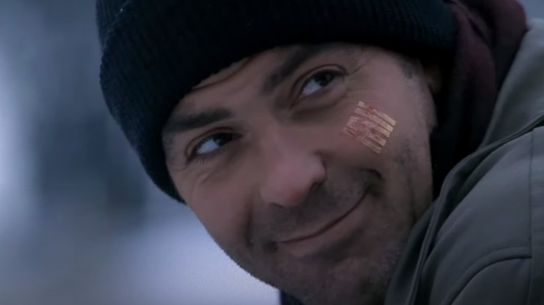 George Clooney wearing beanie in ER