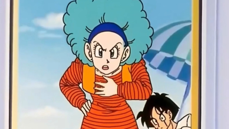 Bulma yelling at Vegeta