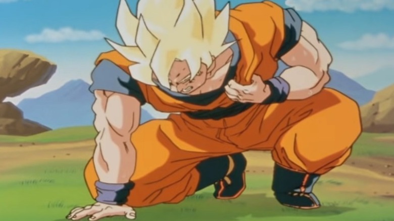 Goku suffering from heart virus