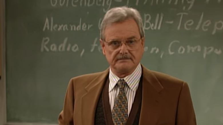 Mr. Feeny teaching in Boy Meets World