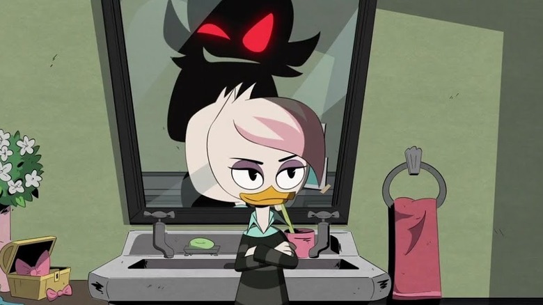 Lena Sabrewing with shadow Magica DuckTales