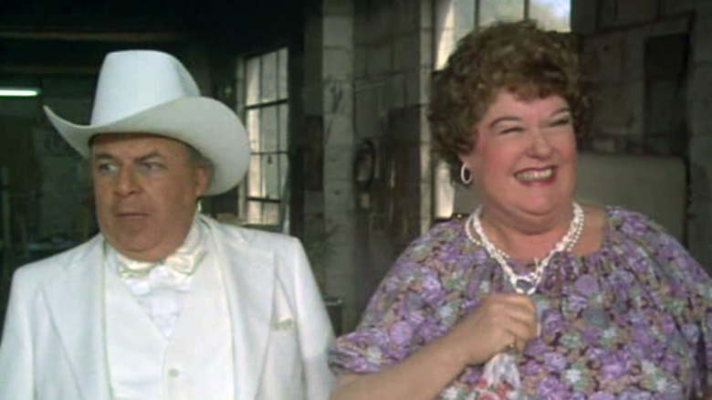 Lulu smiling with Boss Hogg