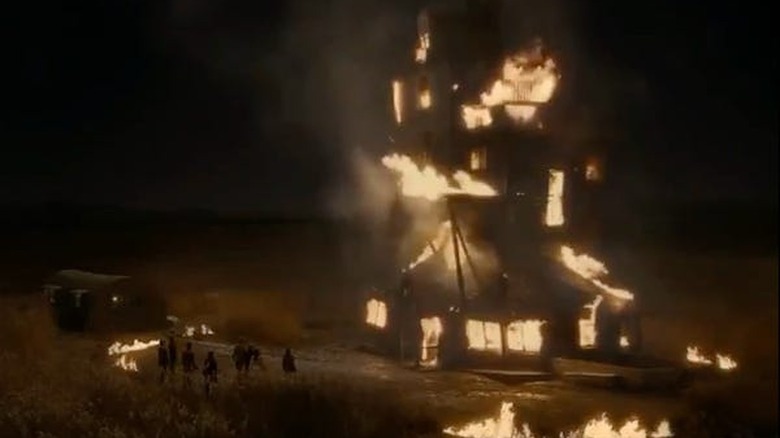 The Burrow burns