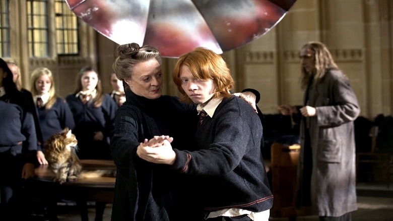 McGonagall dances with Ron