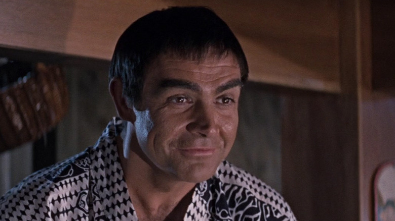 James Bond (Sean Connery) in his awful "Japanese" disguise in "You Only Live Twice"