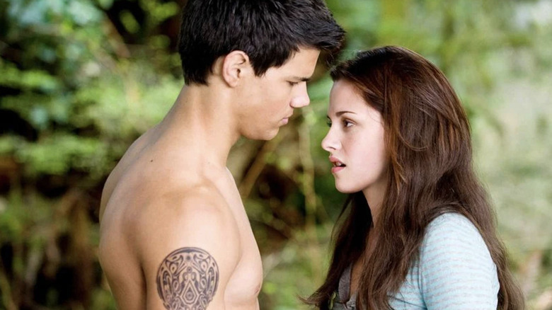 Shirtless Jacob and Bella