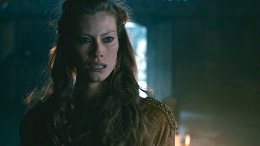 Alyssa Sutherland last appeared on Vikings as Aslaug in season 4