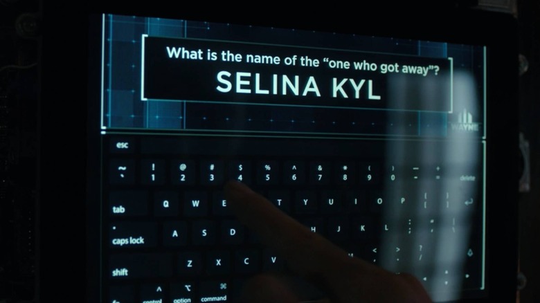 Selina Kyle password on Titans