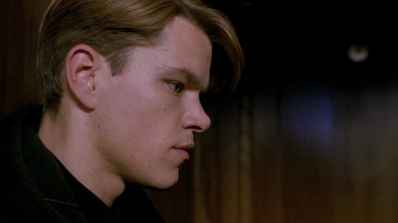 Tom Ripley staring blankly